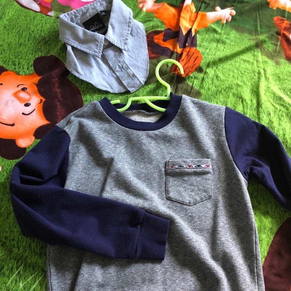 Removable collar shirt!